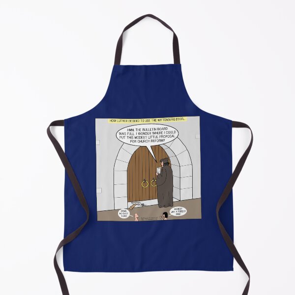 Item preview, Luther and the Wittenburg Door designed and sold by Out to Lunch Cartoons and More.