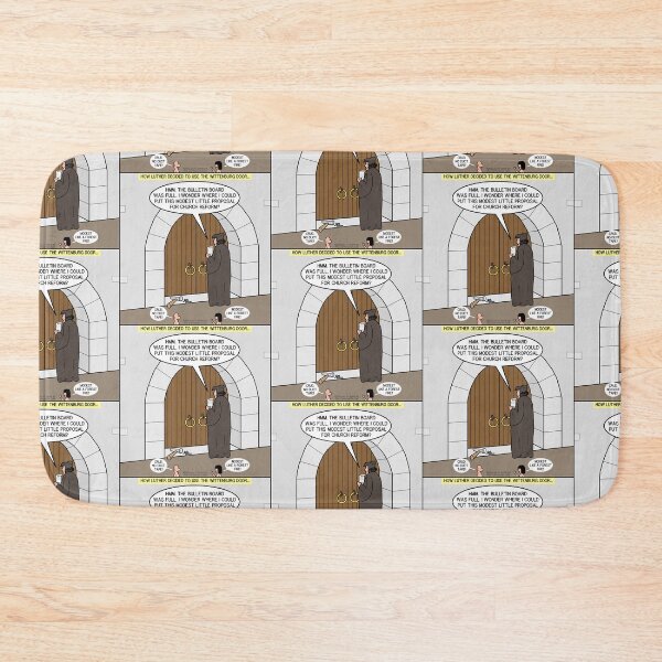 Item preview, Luther and the Wittenburg Door designed and sold by Out to Lunch Cartoons and More.