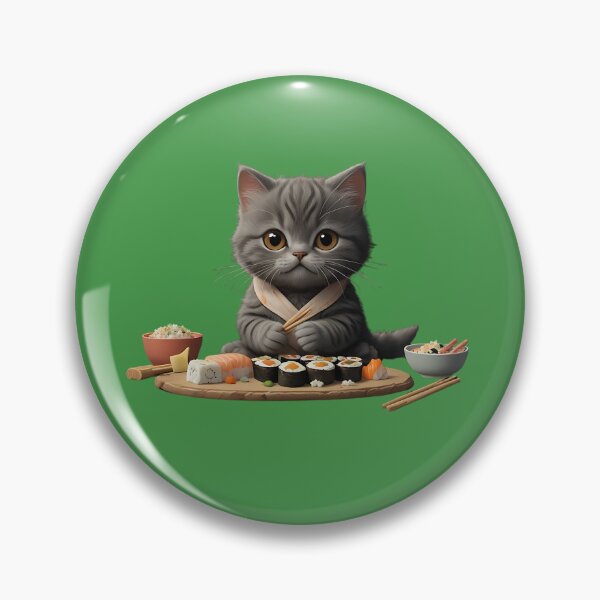 Item preview, Kawaii Cat Gourmet of Sushi, ideal Gift designed and sold by Indoni.