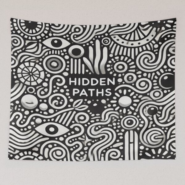 Item preview, Hidden Paths Pattern Reloaded Premium Trendy Best Gift designed and sold by Imaginarium of Chaos falcon88 .