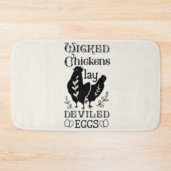 Item preview, Wicked Chicken Deviled Eggs Vintage Farm designed and sold by darkskydelights.