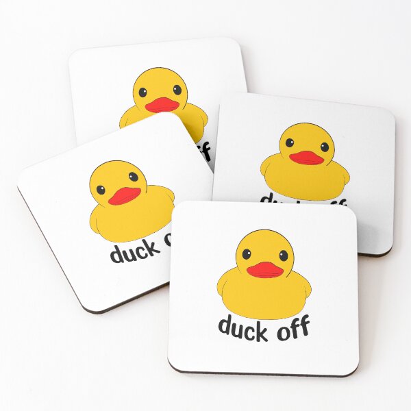 Item preview, Duck Off Rubber Duck designed and sold by Skull Fern.