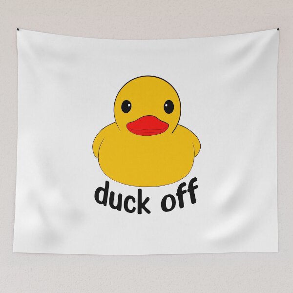 Item preview, Duck Off Rubber Duck designed and sold by Skull Fern.