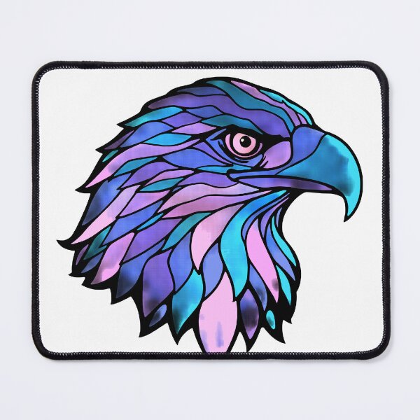 Item preview, Stained glass eagle designed and sold by SpectrumShine.