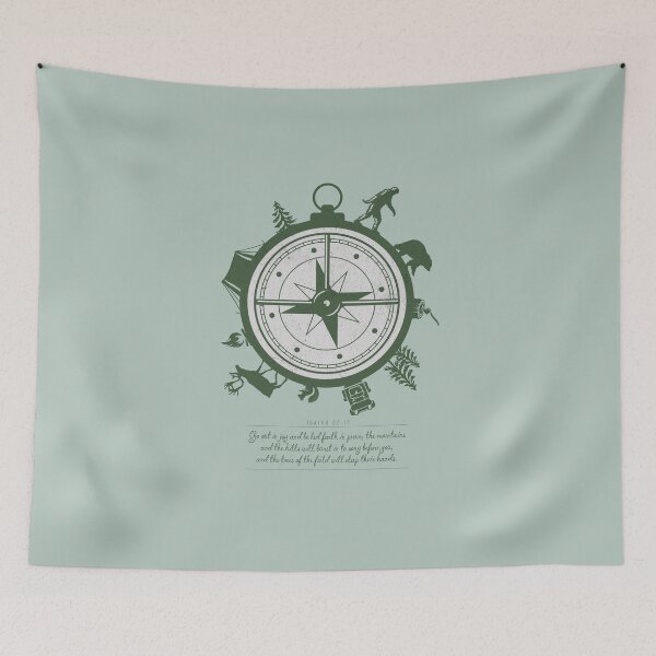 Item preview, Go Out in Joy Be Led Forth in Peace designed and sold by quiggleton.