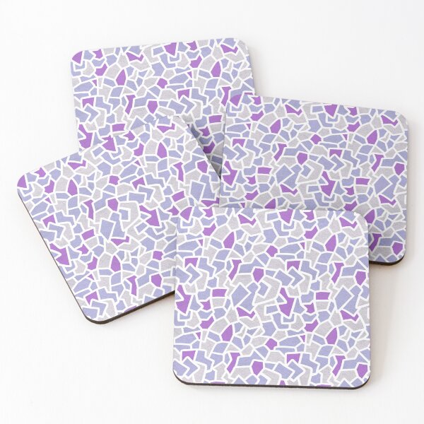 Item preview, Abstract Repeat Pattern - Purple, Slate Blue, Beige designed and sold by Penny Ward Marcus.