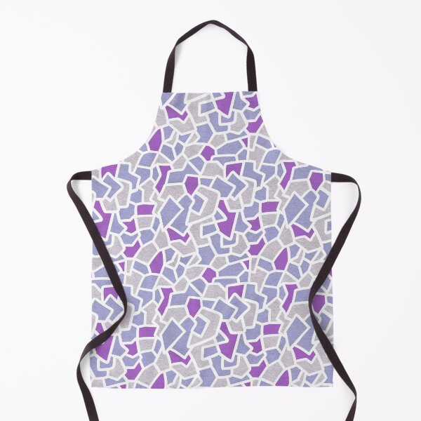 Item preview, Abstract Repeat Pattern - Purple, Slate Blue, Beige designed and sold by Penny Ward Marcus.
