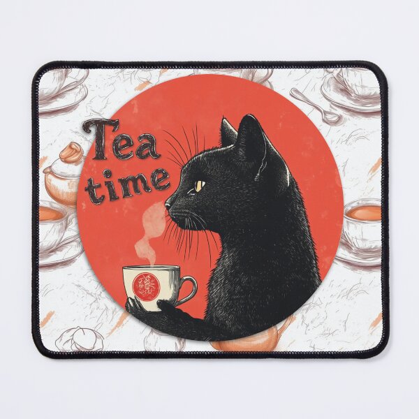 Item preview, Tea Time Kitty designed and sold by Bulotin.