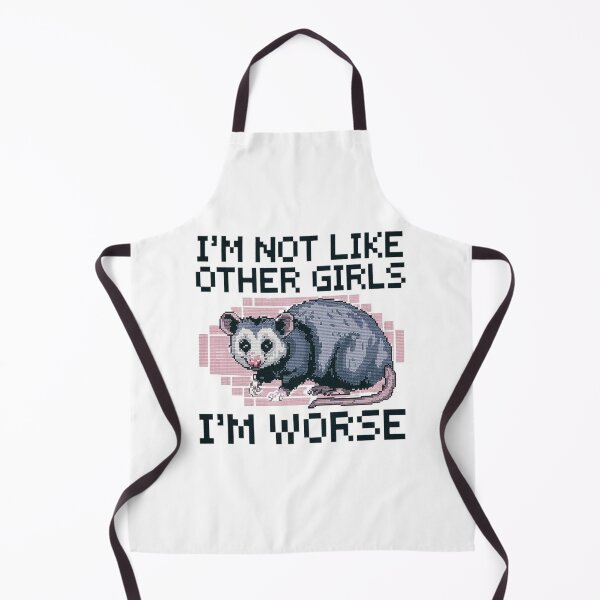 Artikelvorschau, Lustiges Opossum-Meme-Design – „Ich bin nicht wie andere Mädchen, ich bin schlimmer entworfen und verkauft von love3617.