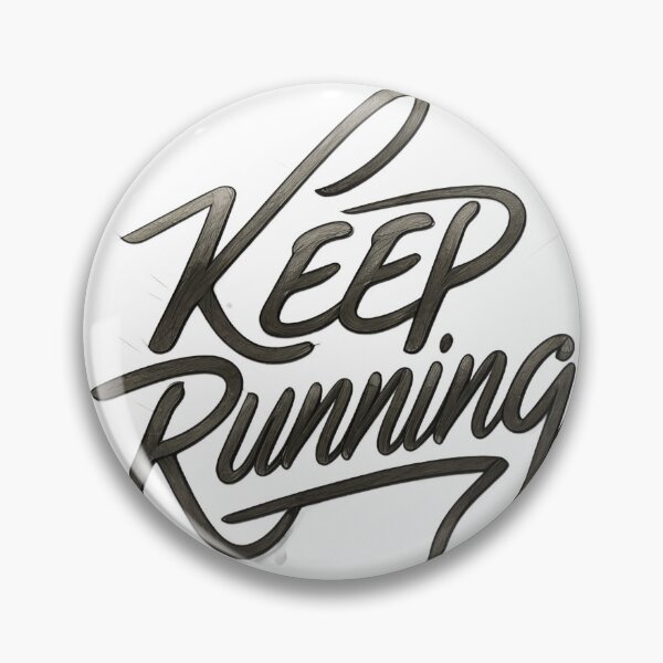 Item preview, Keep running - fitness motivation design designed and sold by ashrafzain.