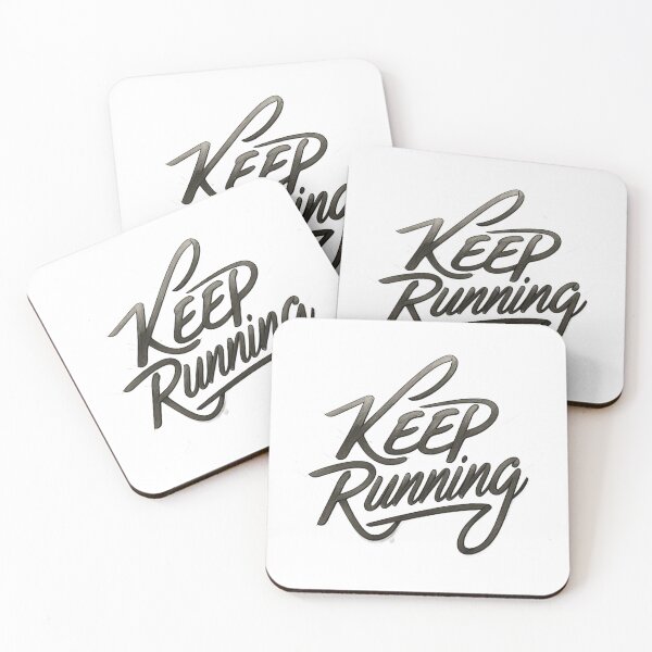 Item preview, Keep running - fitness motivation design designed and sold by ashrafzain.
