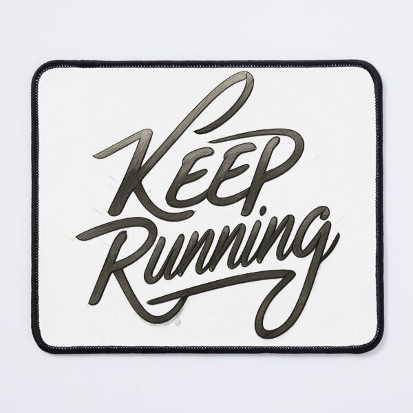 Item preview, Keep running - fitness motivation design designed and sold by ashrafzain.