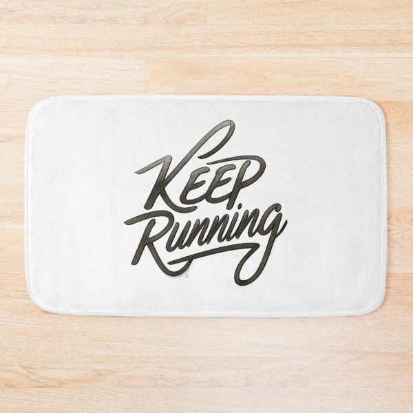 Item preview, Keep running - fitness motivation design designed and sold by ashrafzain.