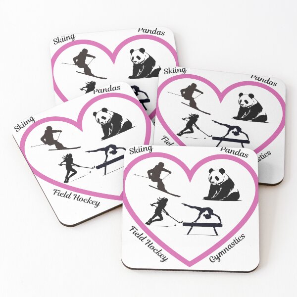 Item preview, Loves skiing, Field Hockey, Gymnastics and Pandas designed and sold by PZI Picklewear.