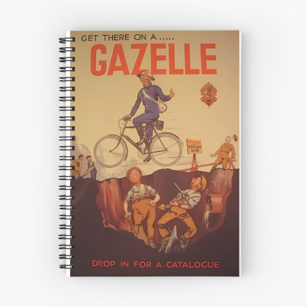 Item preview, Old ad Gazelle bicycle designed and sold by T-shirtJohny.