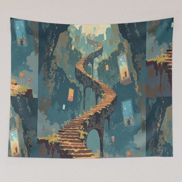 Item preview, Endless ascent a staircase of transformation designed and sold by ShroomForge.