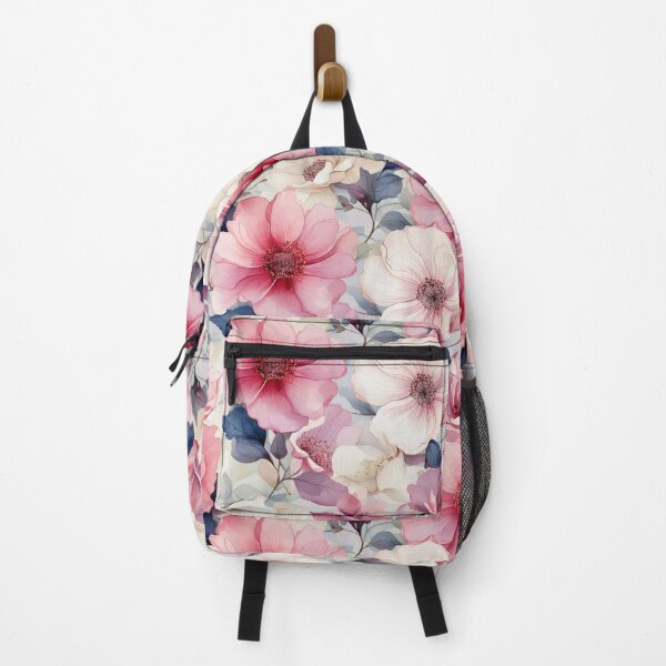 Item preview, Hand painted watercolor florals in pink color designed and sold by Designbes.
