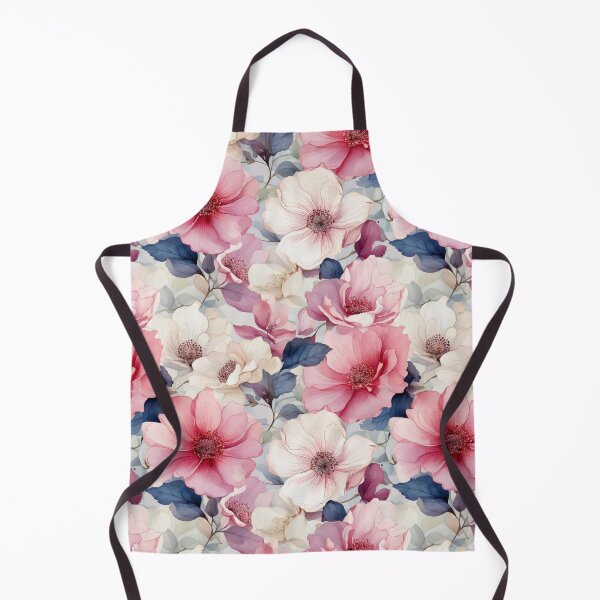 Item preview, Hand painted watercolor florals in pink color designed and sold by Designbes.
