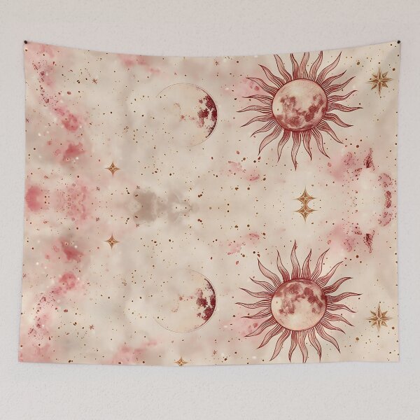 Item preview, Burgundy Celestial Pattern designed and sold by darkskydelights.