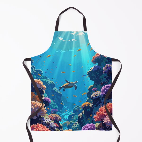 Item preview, Vibrant tide dance of sea life designed and sold by ShroomForge.