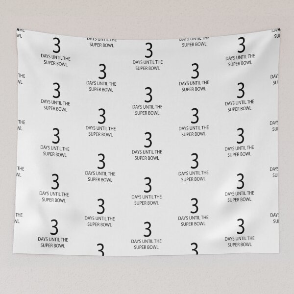 Item preview, 3 days until the super bowl designed and sold by cubiclecoma.