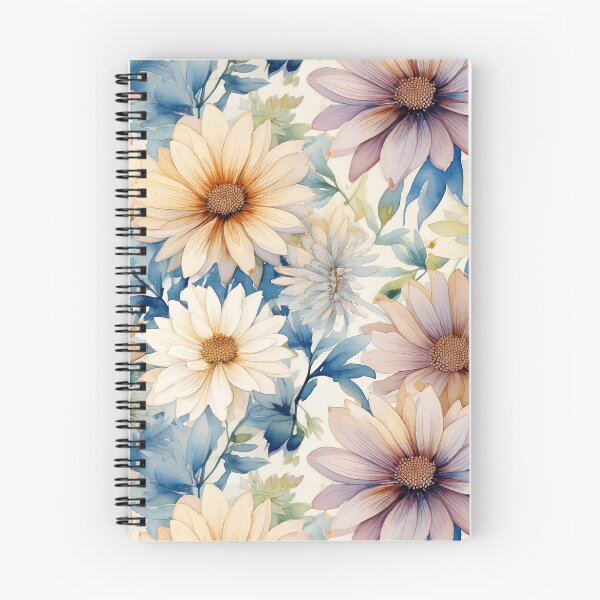 Item preview, Watercolor Hand painted florals in soft colors designed and sold by Designbes.