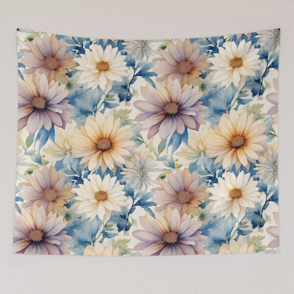 Item preview, Watercolor Hand painted florals in soft colors designed and sold by Designbes.