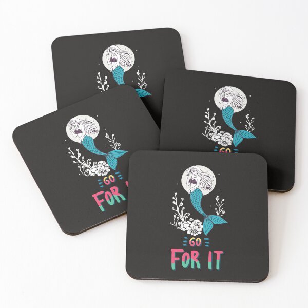 Item preview, Motivational Mermaid Design - Go For It designed and sold by hallwell.
