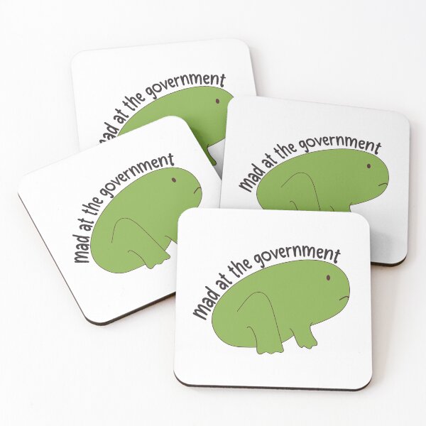 Item preview, Mad At The Government Frog designed and sold by Skull Fern.