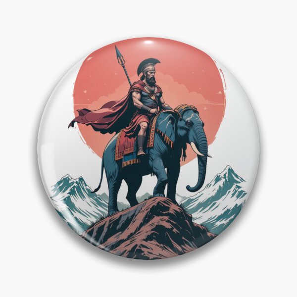 Item preview, Hannibal barca carthage tunisian history romanian war scipio logo design for t-shirts designed and sold by puurfectcat.