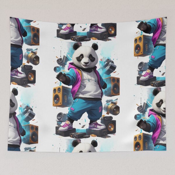 Aperçu de l'œuvre Panda de breakdance créée et vendue par HorizonStores.