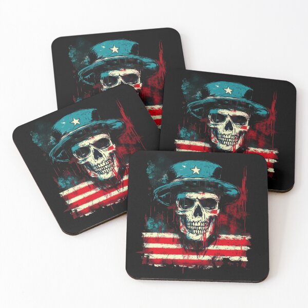 Item preview, American Nightmare: Skull and Stars designed and sold by MOONE FLOWER.