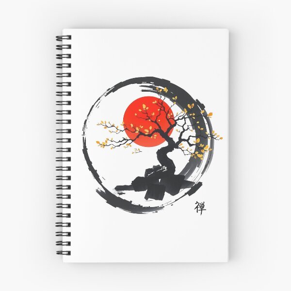 Item preview, Enso Circle and Bonsai Tree on Canvas  designed and sold by svarupa.