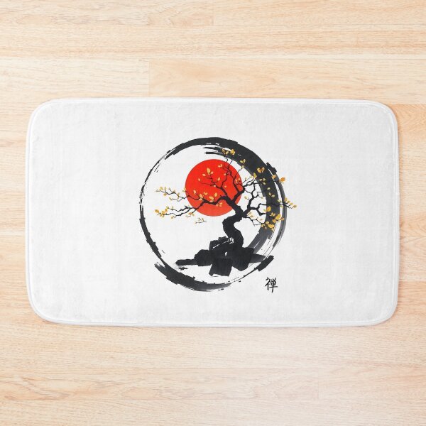 Item preview, Enso Circle and Bonsai Tree on Canvas  designed and sold by svarupa.