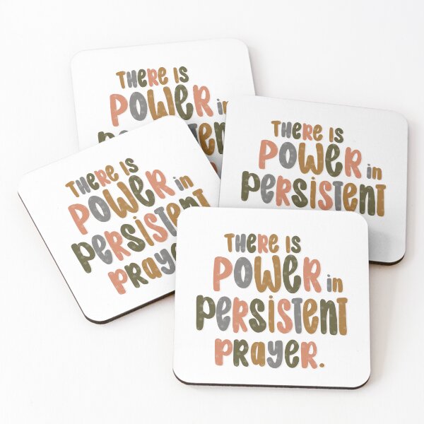 Item preview, Power in Persistent Prayer designed and sold by CCalligraphyCo.