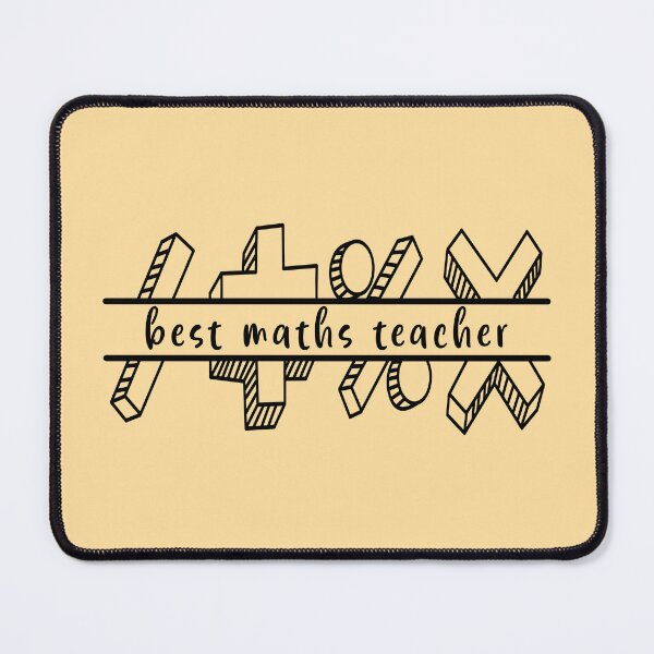 Item preview, Maths Teacher Best Symblos designed and sold by SStarDesigns.