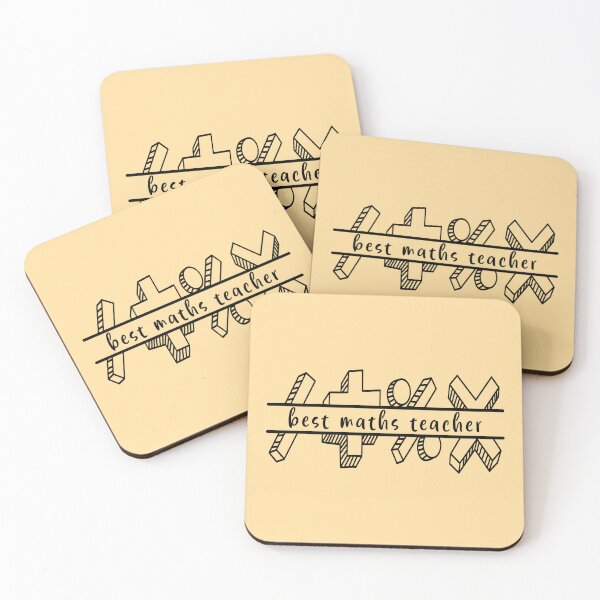 Item preview, Maths Teacher Best Symblos designed and sold by SStarDesigns.