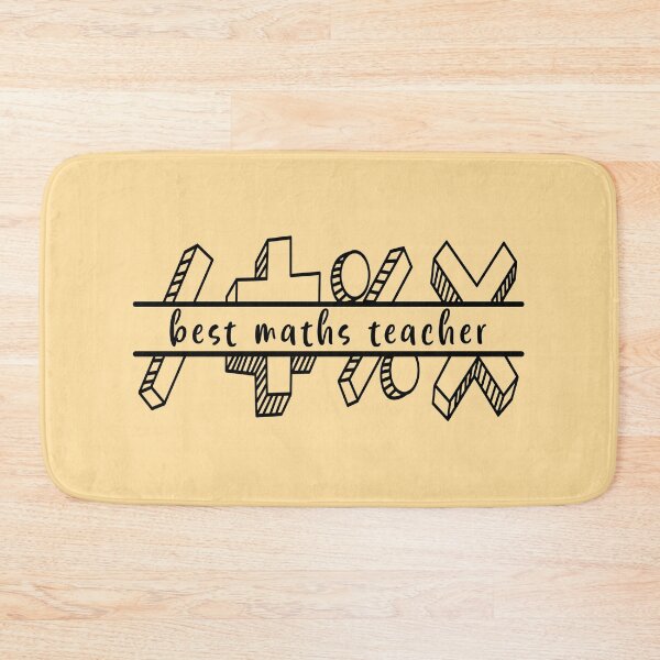 Item preview, Maths Teacher Best Symblos designed and sold by SStarDesigns.