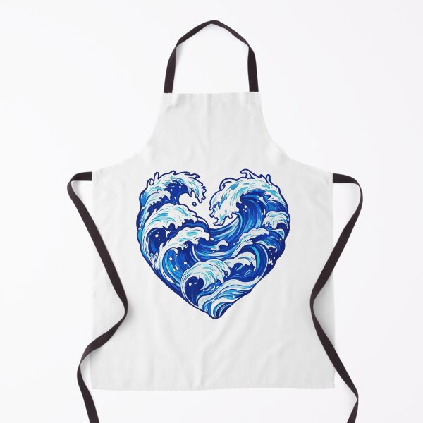 Item preview, A Cute Heart of Love: Summer Ocean Waves Vibes designed and sold by Timegraf.