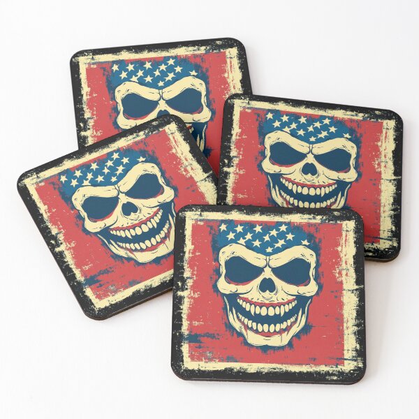 Item preview, American Nightmare: Skull and Stars designed and sold by MOONE FLOWER.