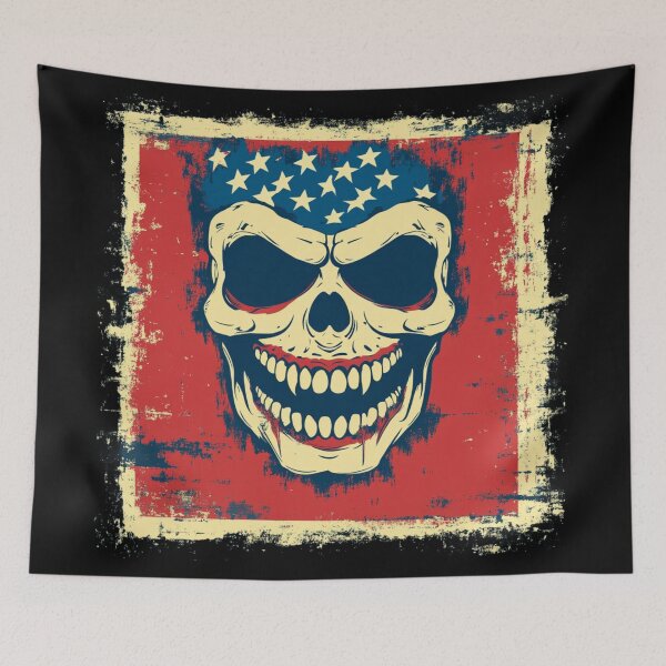 Item preview, American Nightmare: Skull and Stars designed and sold by MOONE FLOWER.