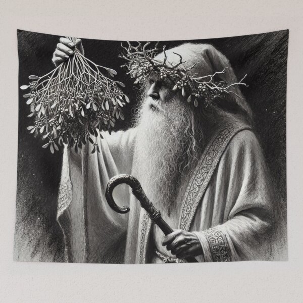 Item preview, Mistletoe Druid designed and sold by jefboutique6150.