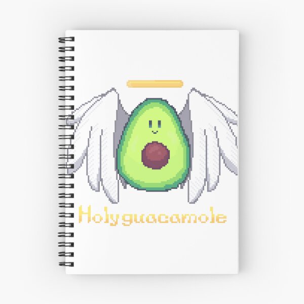 Item preview, pixel art angel avocado holy guacamole designed and sold by ZerpaGiovanna.