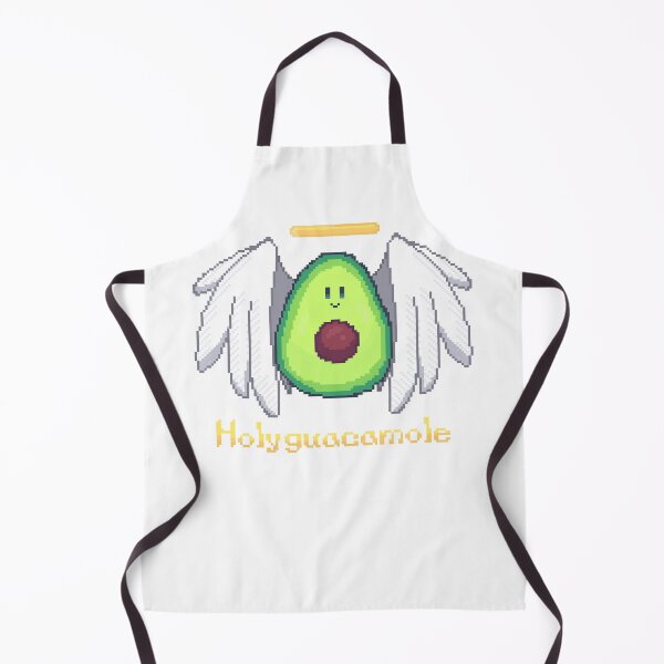 Item preview, pixel art angel avocado holy guacamole designed and sold by ZerpaGiovanna.