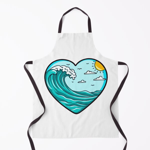 Item preview, A Cute Heart of Love: Summer Ocean Waves Vibes designed and sold by Timegraf.