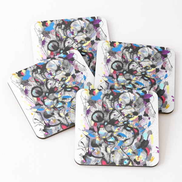 Item preview, Galaxy splat painting art designed and sold by Paintbase.