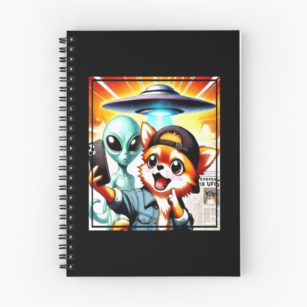 Item preview, Funny Chihuahua Selfie with UFO Cute Anime Chihuahua designed and sold by Creat-Des.