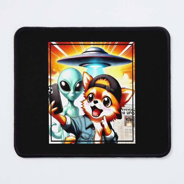 Item preview, Funny Chihuahua Selfie with UFO Cute Anime Chihuahua designed and sold by Creat-Des.