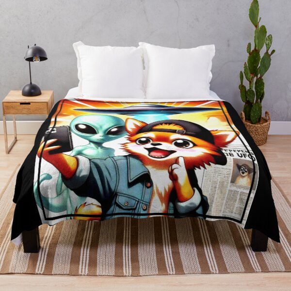 Item preview, Funny Chihuahua Selfie with UFO Cute Anime Chihuahua designed and sold by Creat-Des.