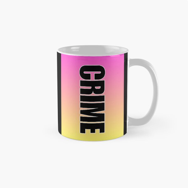 Item preview, crime graffiti pink and yellow street art funny designed and sold by Alyn8.